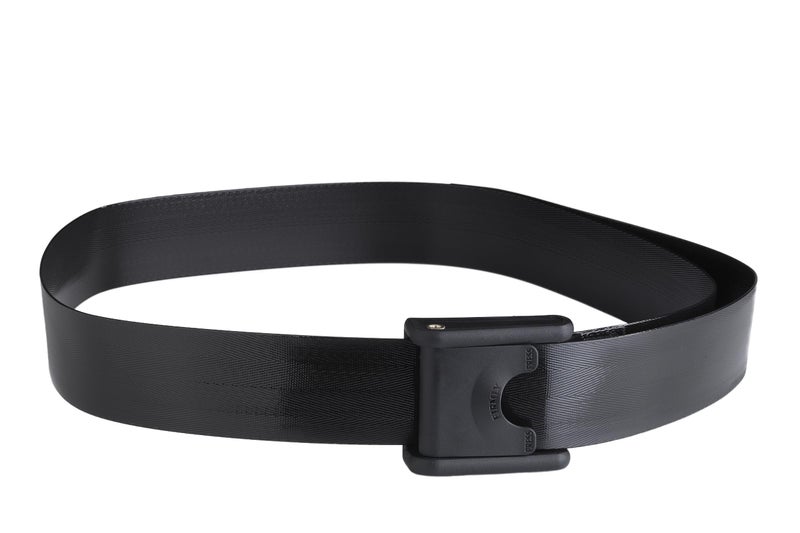 Posey 6546 Premium EZ Clean Gait Belt with Spring-Loaded Buckle â€“ Black, 60â€ â€“ Walking Belt â€“ Qty. 1 â€“ Home Care - Image 1